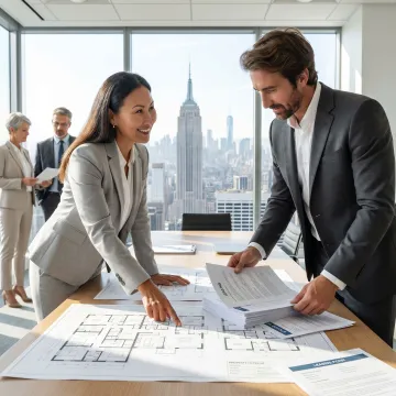 Commercial broker guiding startup founders through office leasing