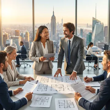 Commercial real estate team advising startup office tenants