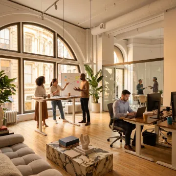Flexible office space in New York City