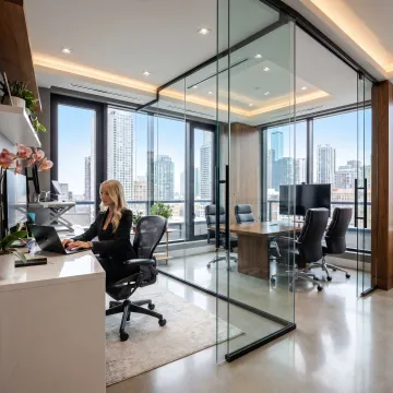 Modern fully furnished private office suite