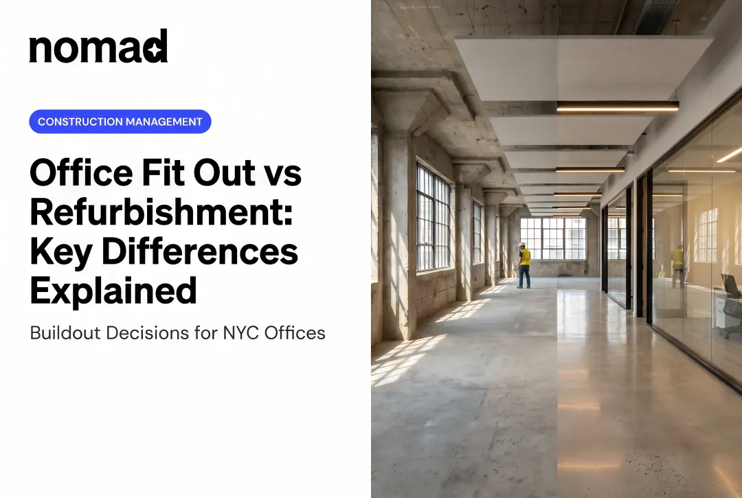 Office Fit Out vs Refurbishment: Key Differences Explained
