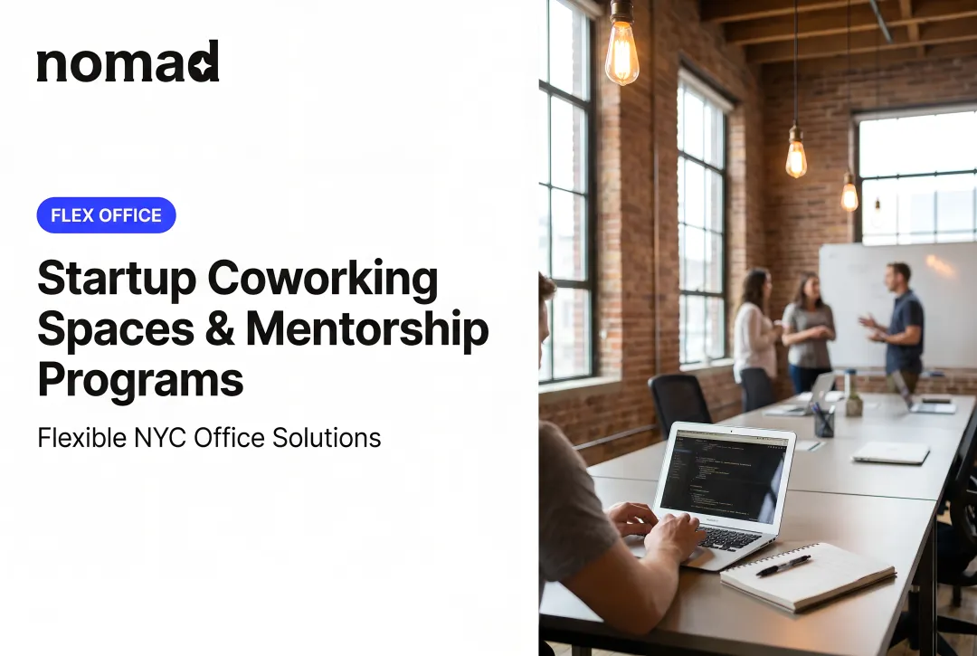 Startup Coworking Spaces & Mentorship Programs