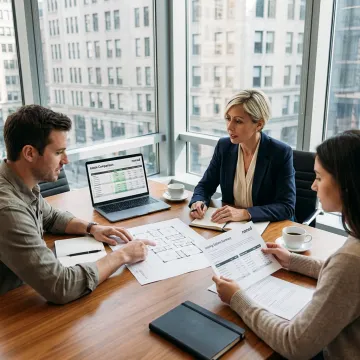 Broker advising startup founders on office options