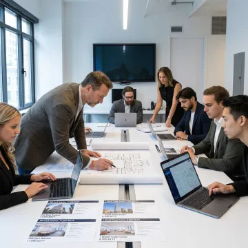 Commercial broker advising startup founders on office options