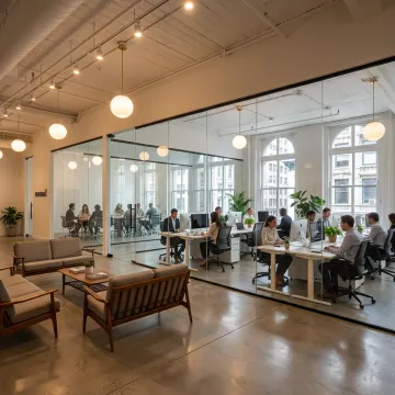 Shared private office space in Brooklyn and NYC