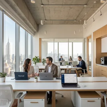 Flexible office space for a remote team in NYC
