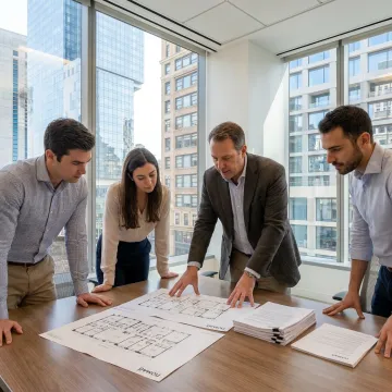 Commercial office leasing process in NYC
