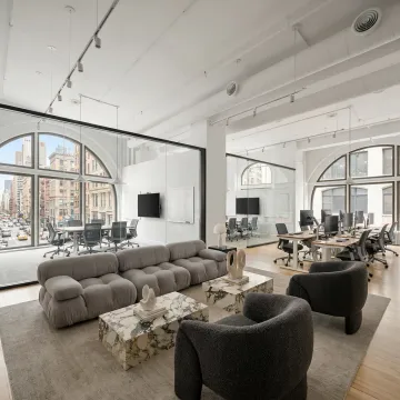 Modern prebuilt office space in NYC