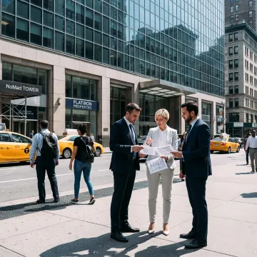 Commercial buildings in Manhattan