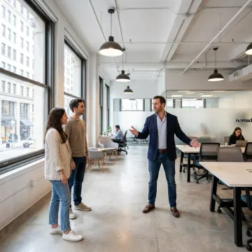 NYC commercial office space tour