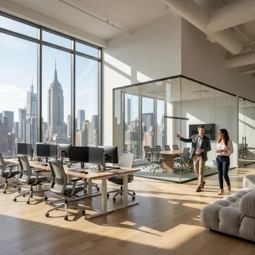 Modern NYC office space available for rent