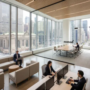 Modern office space near Grand Central for commercial leasing