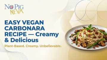 Easy Vegan Carbonara Recipe — Creamy &amp; Delicious