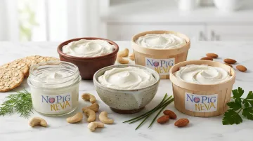 Five vegan cream cheese brands comparison chart base ingredients and best uses