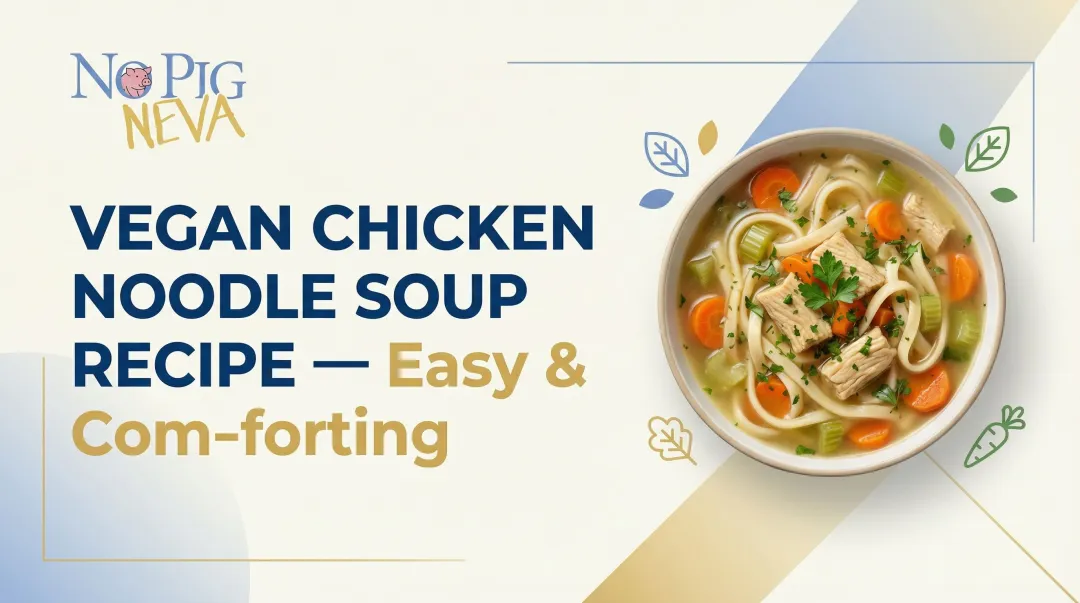 Vegan Chicken Noodle Soup Recipe — Easy & Comforting
