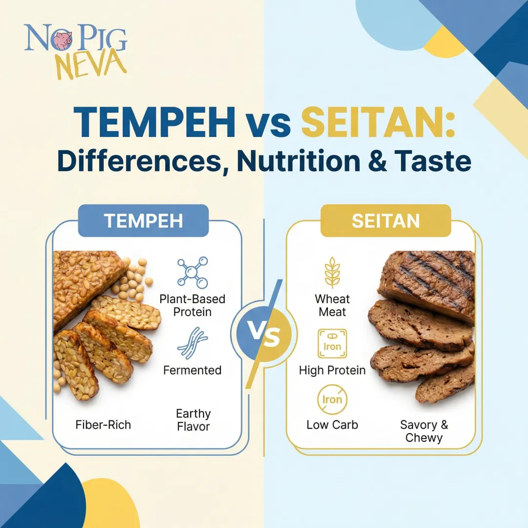 Tempeh vs Seitan: Differences, Nutrition & Taste