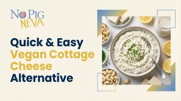 Quick &amp; Easy Vegan Cottage Cheese Alternative