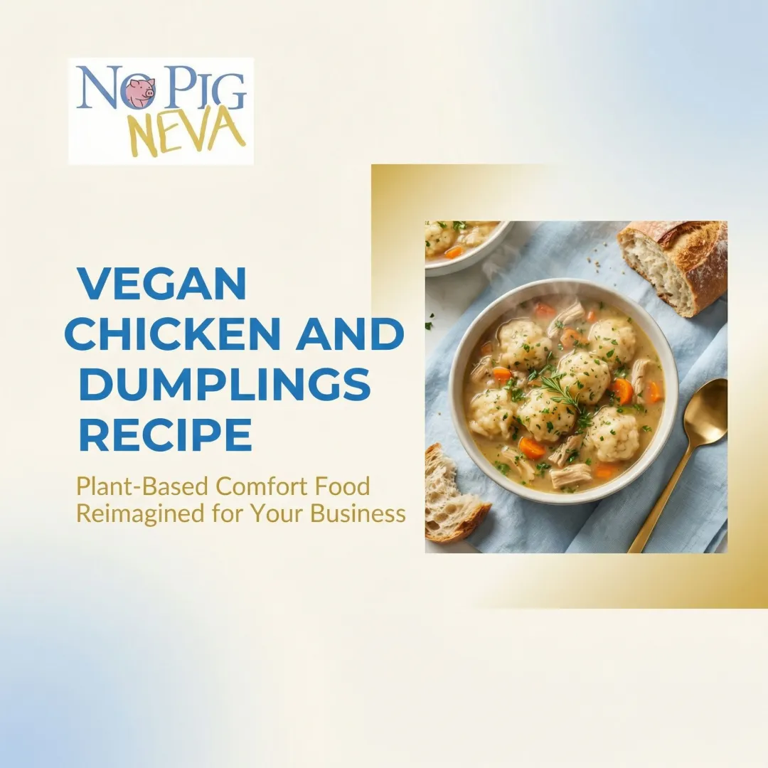 Vegan Chicken and Dumplings Recipe
