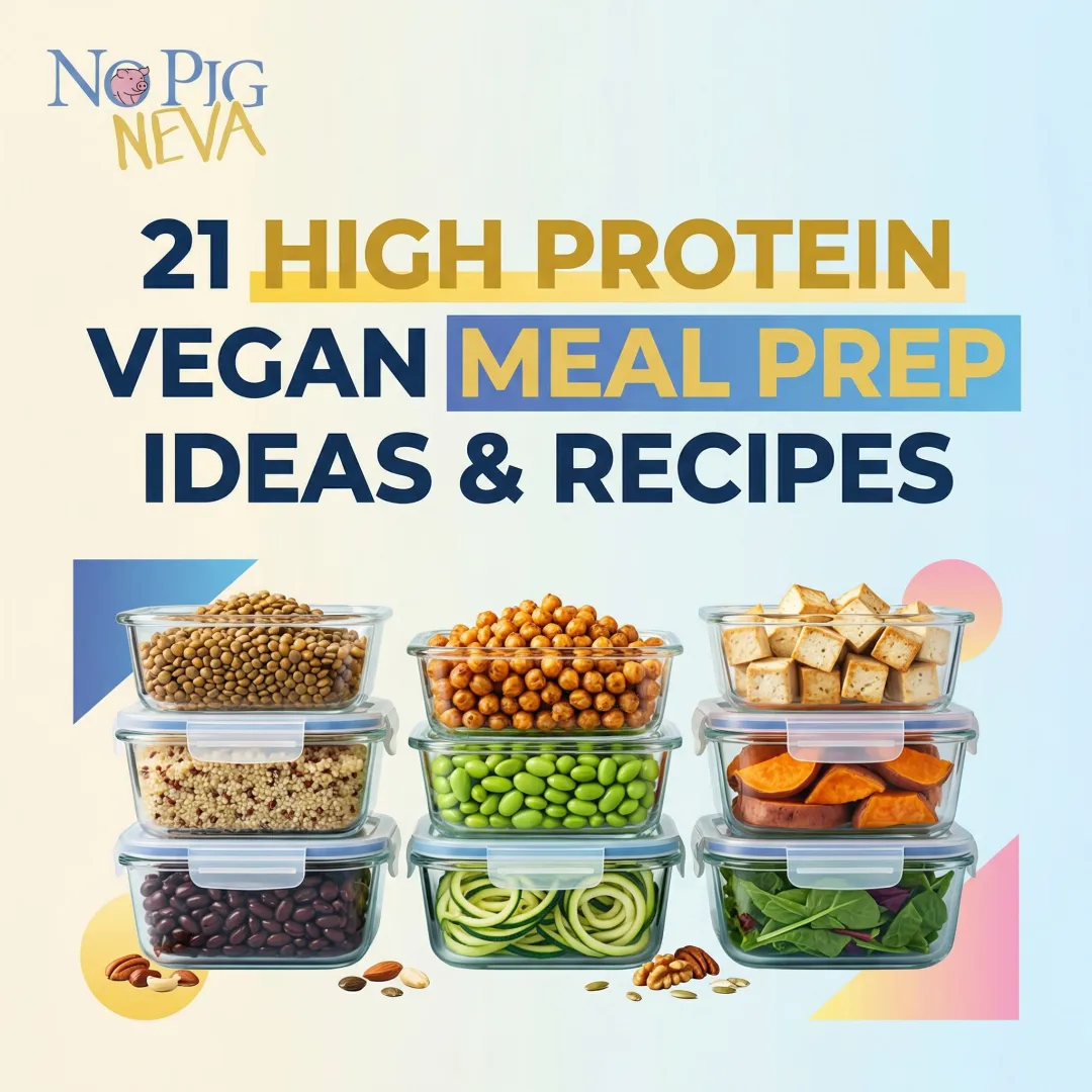 21 High Protein Vegan Meal Prep Ideas & Recipes