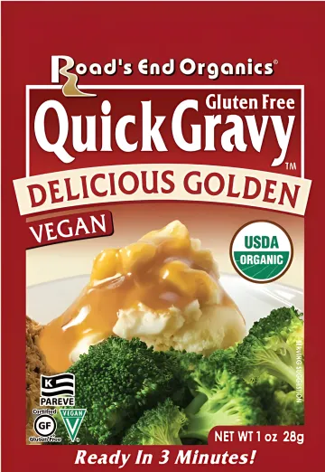 Delicious Golden Vegan Gravy