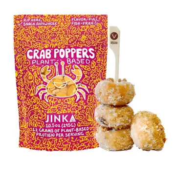 Vegan Crab Cake Poppers
