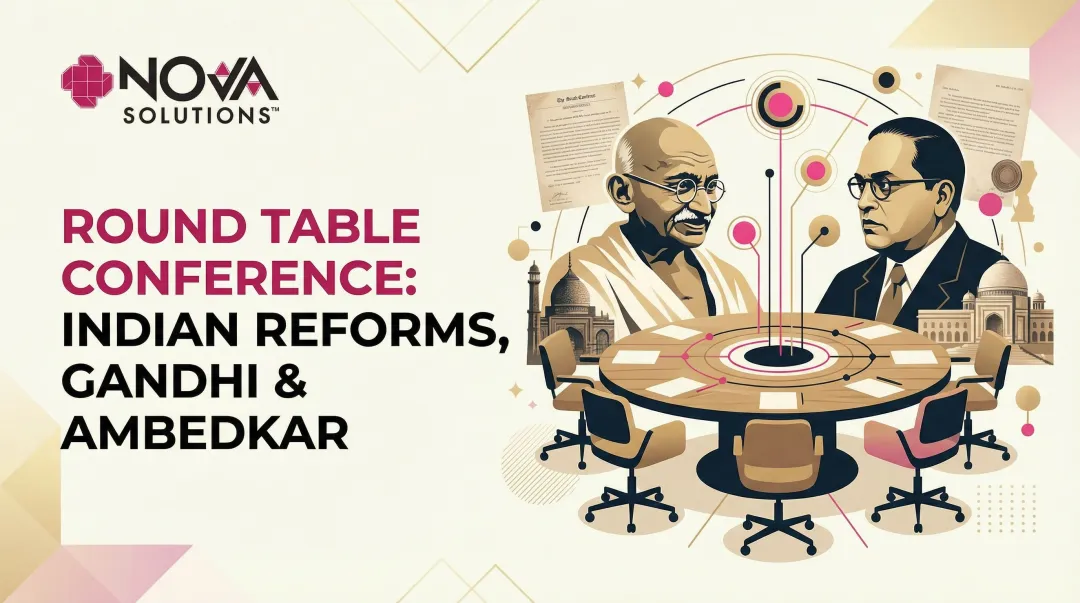Round Table Conference: Indian Reforms, Gandhi & Ambedkar