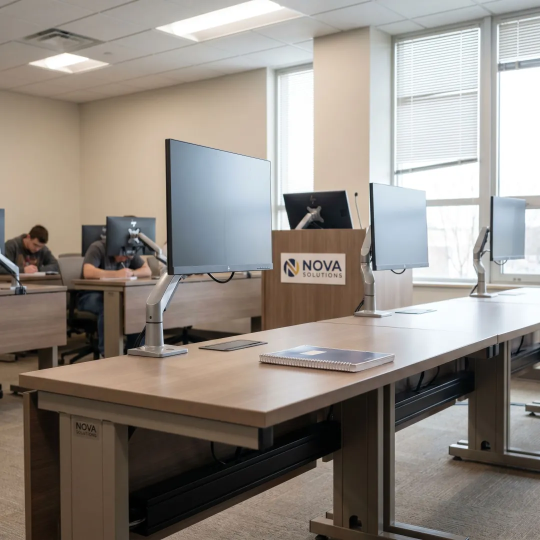 American made technology furniture in an Ohio learning space