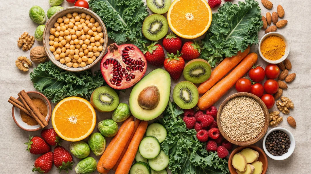 Anti-inflammatory foods for cervical cancer prevention fruits vegetables legumes