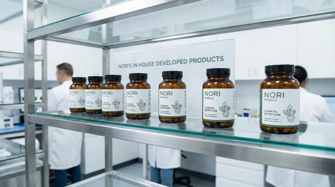 NORI Protocol nutraceutical products developed for methionine restriction cancer nutrition program