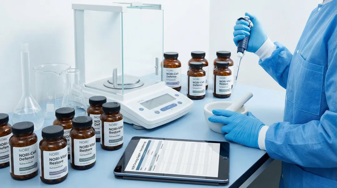 NORI Protocol nutraceutical formulations designed for cancer cell oxidative stress targeting