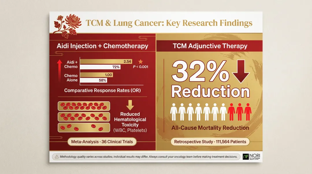 Traditional Chinese Medicine adjunct therapy outcomes in lung cancer clinical research