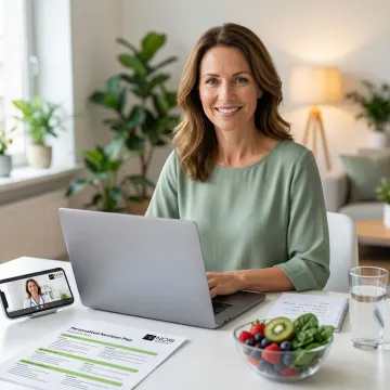 Online breast cancer consultation with a nutritional oncology specialist via video call