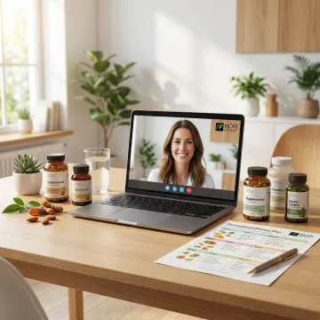 Holistic cancer support program materials including nutraceuticals and personalized nutrition plan