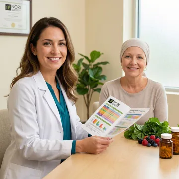 Integrative cancer treatment consultation with nutritional oncology specialist