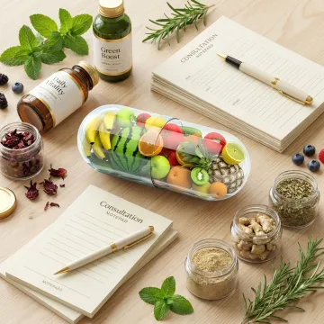 Nutraceutical wellness products and nutritional counseling services by NORI