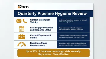 Talent pipeline health quarterly hygiene review checklist with four key data dimensions