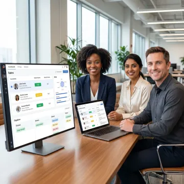 AI sales recruitment platform dashboard