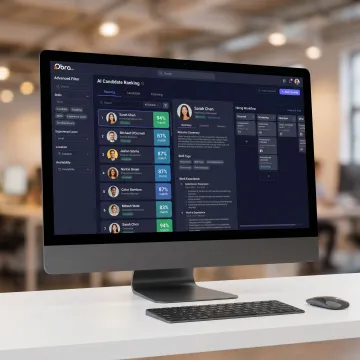 AI candidate matching dashboard for recruiters