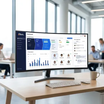 Recruiting dashboard with candidate analytics
