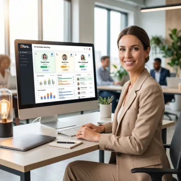 AI recruiting platform showing candidate matching