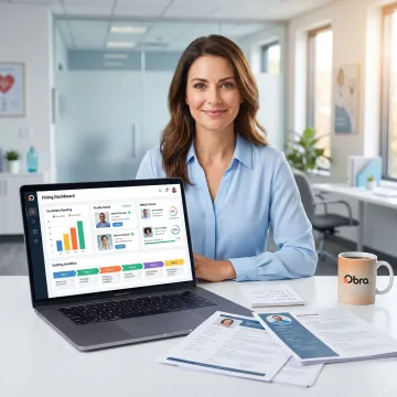 Healthcare recruiter using AI hiring platform