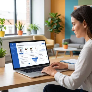 Hiring manager using AI recruitment platform