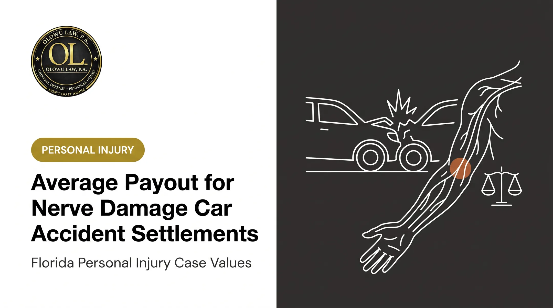 Average Payout for Nerve Damage Car Accident Settlements