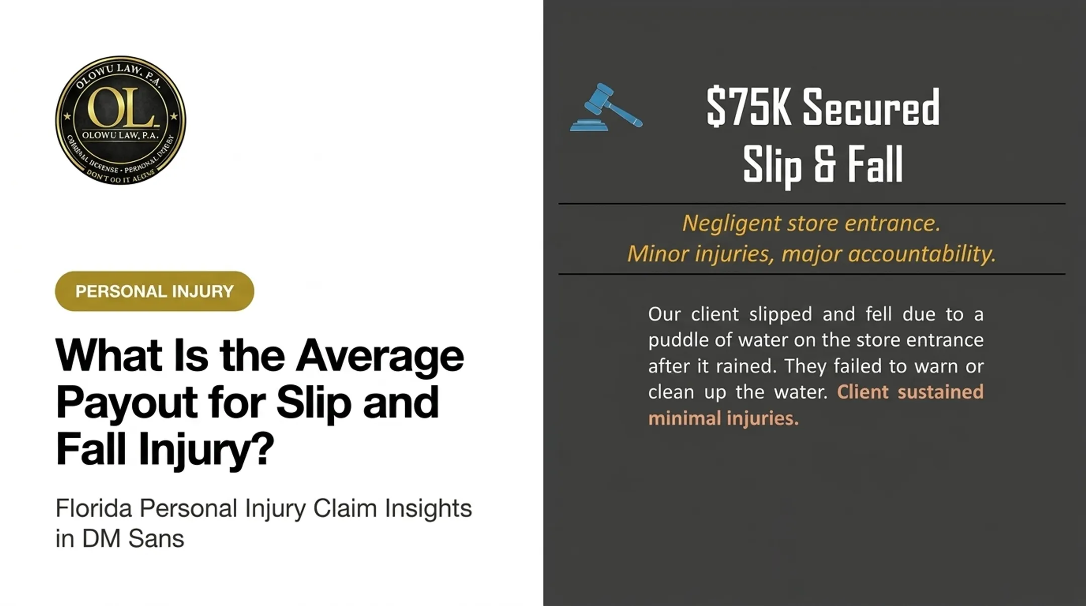 What Is the Average Payout for Slip and Fall Injury?