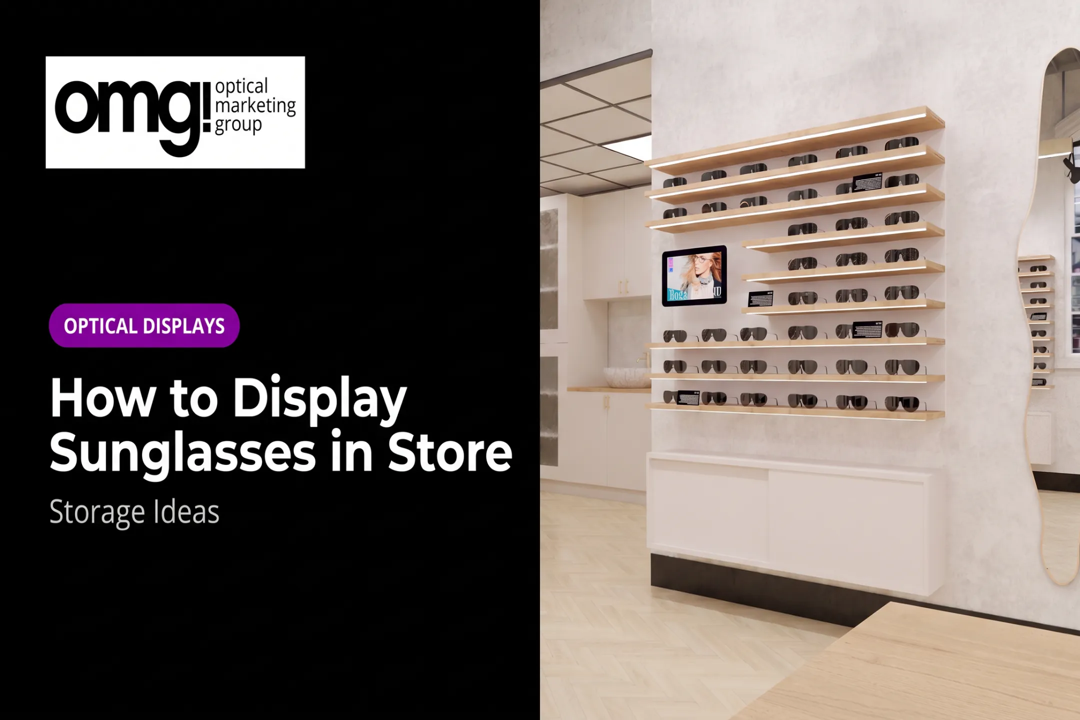How to Display Sunglasses in Store: Storage Ideas