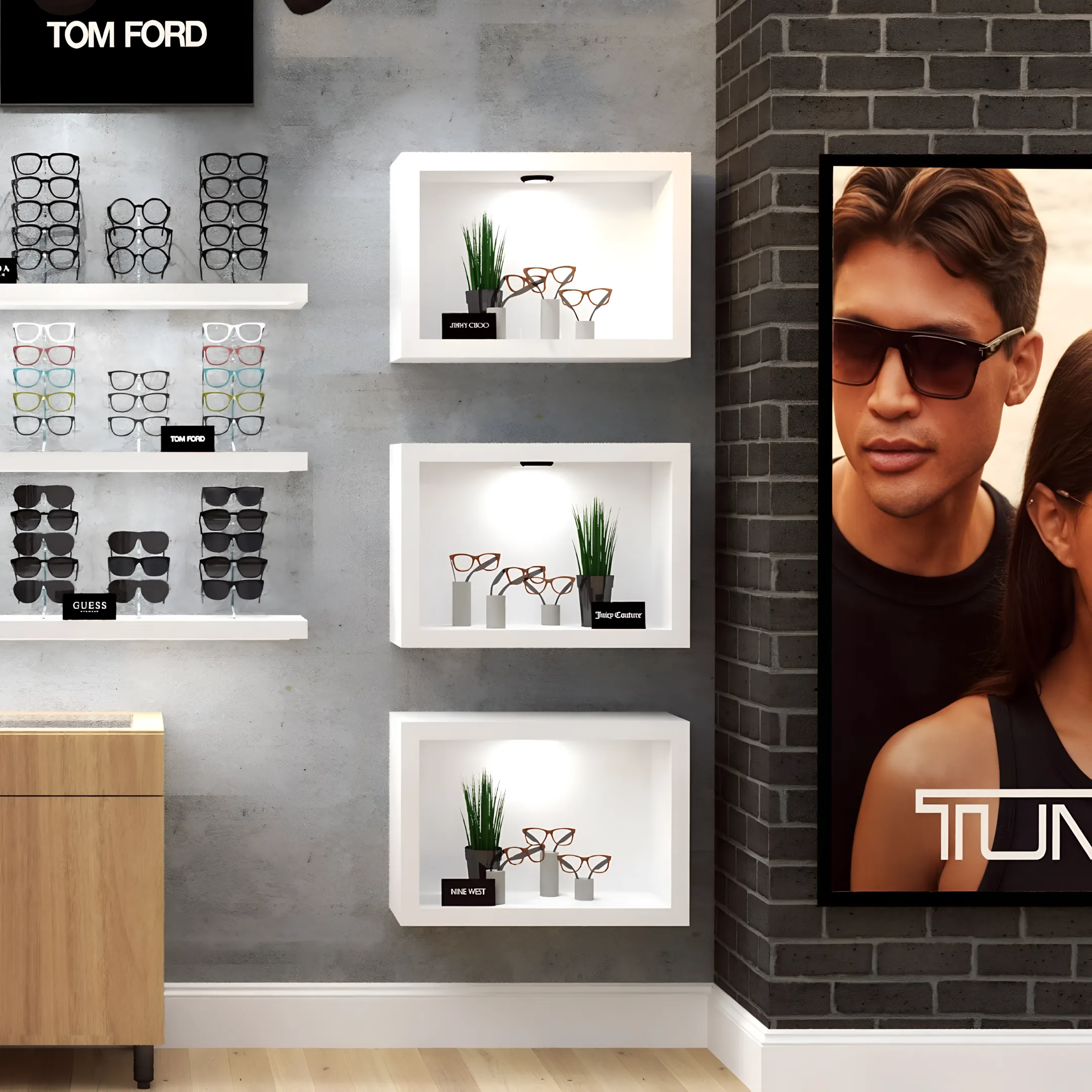 Vision care office merchandising