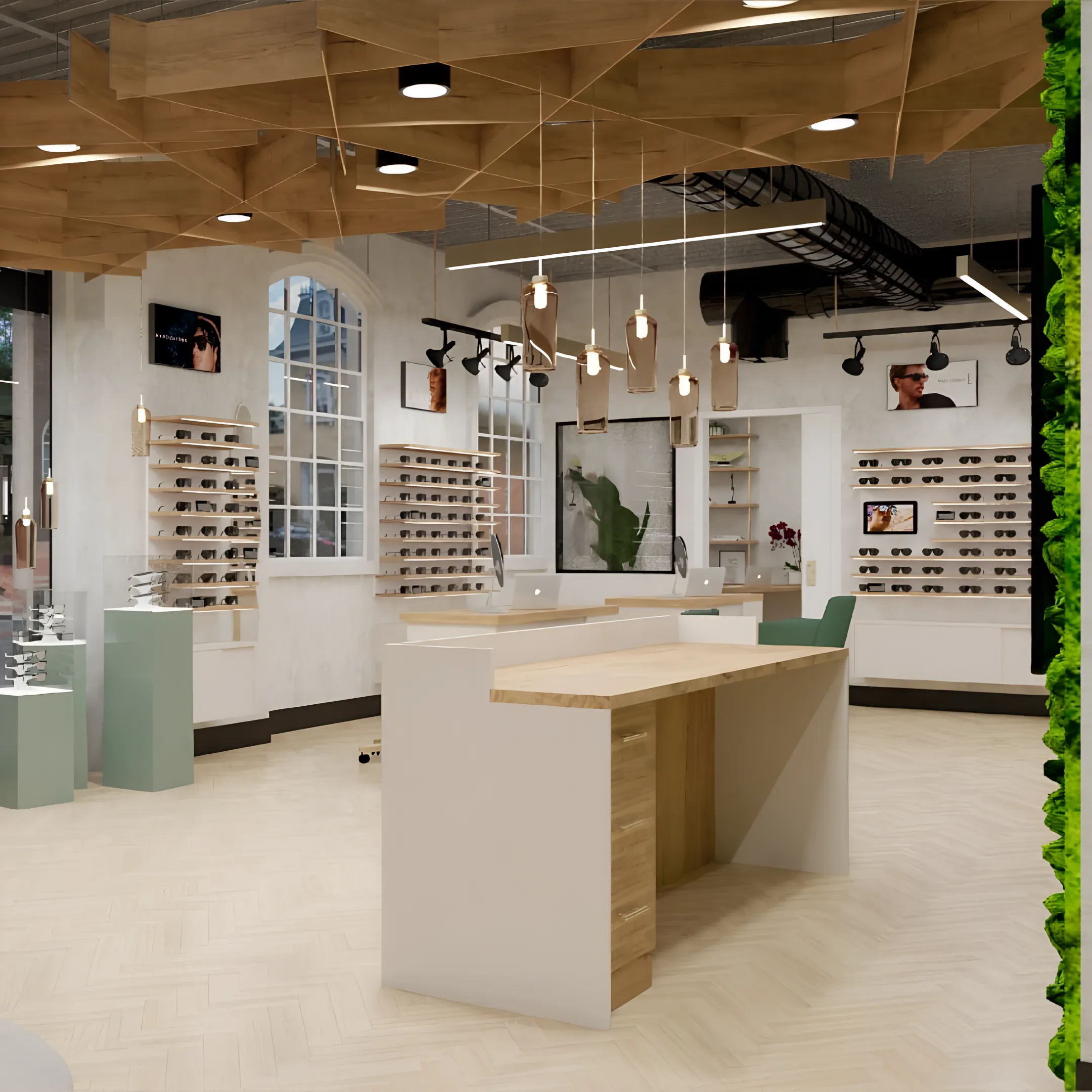 Optical retail eyewear display