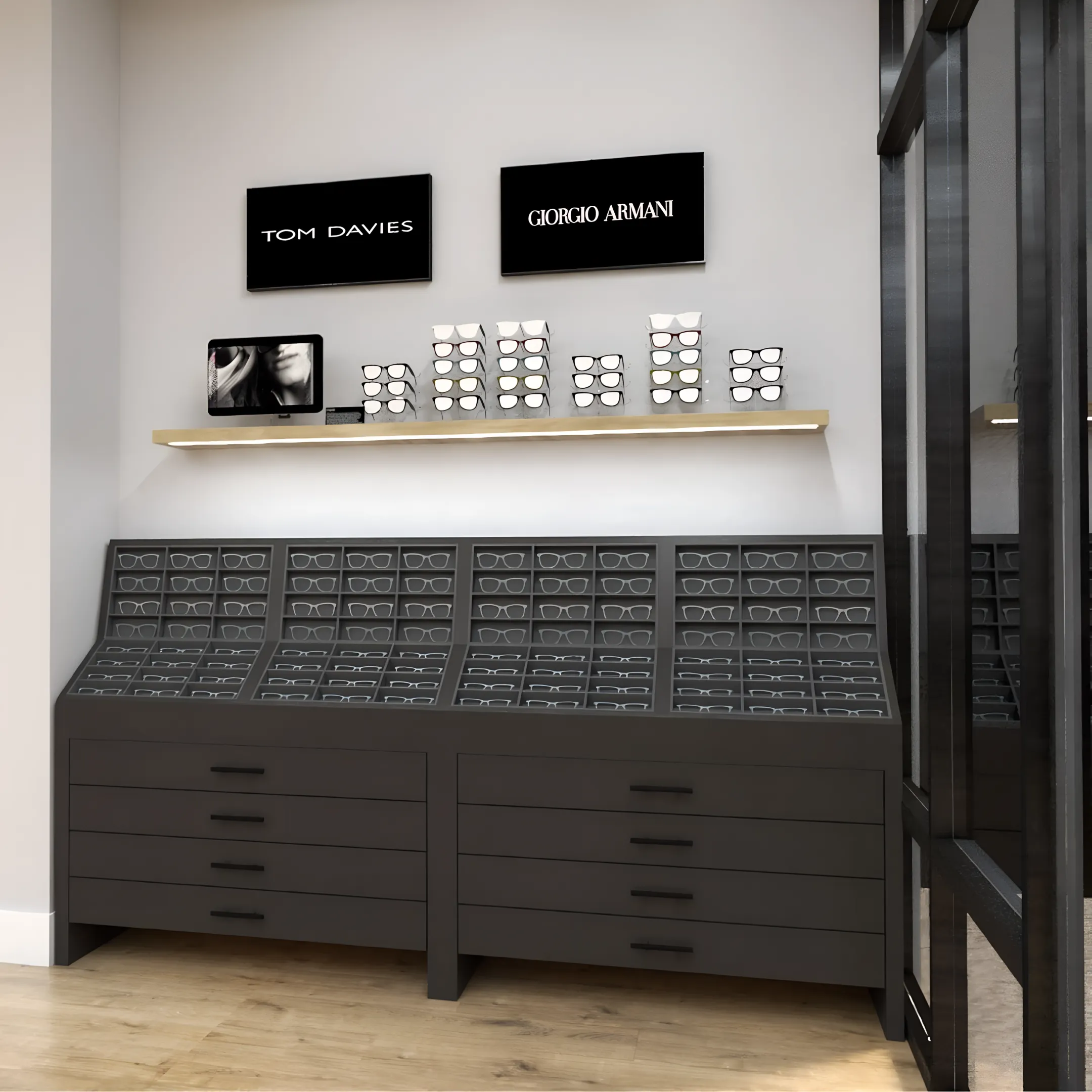 Commercial optical store display