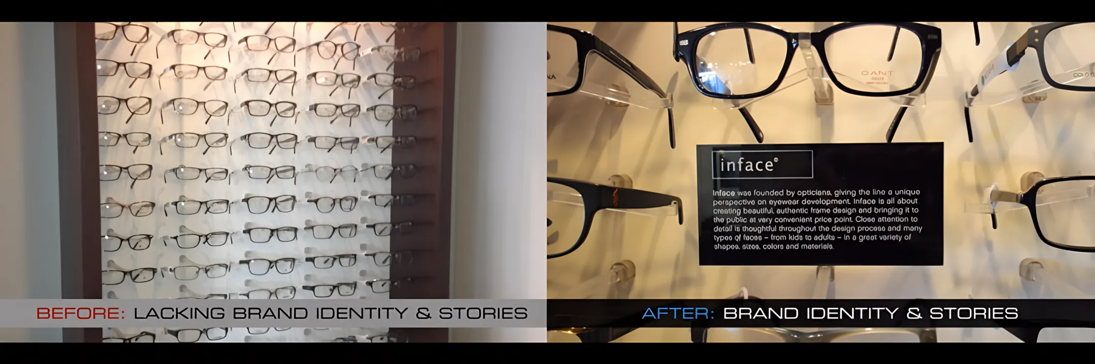 Optical retail floor displays and fixtures