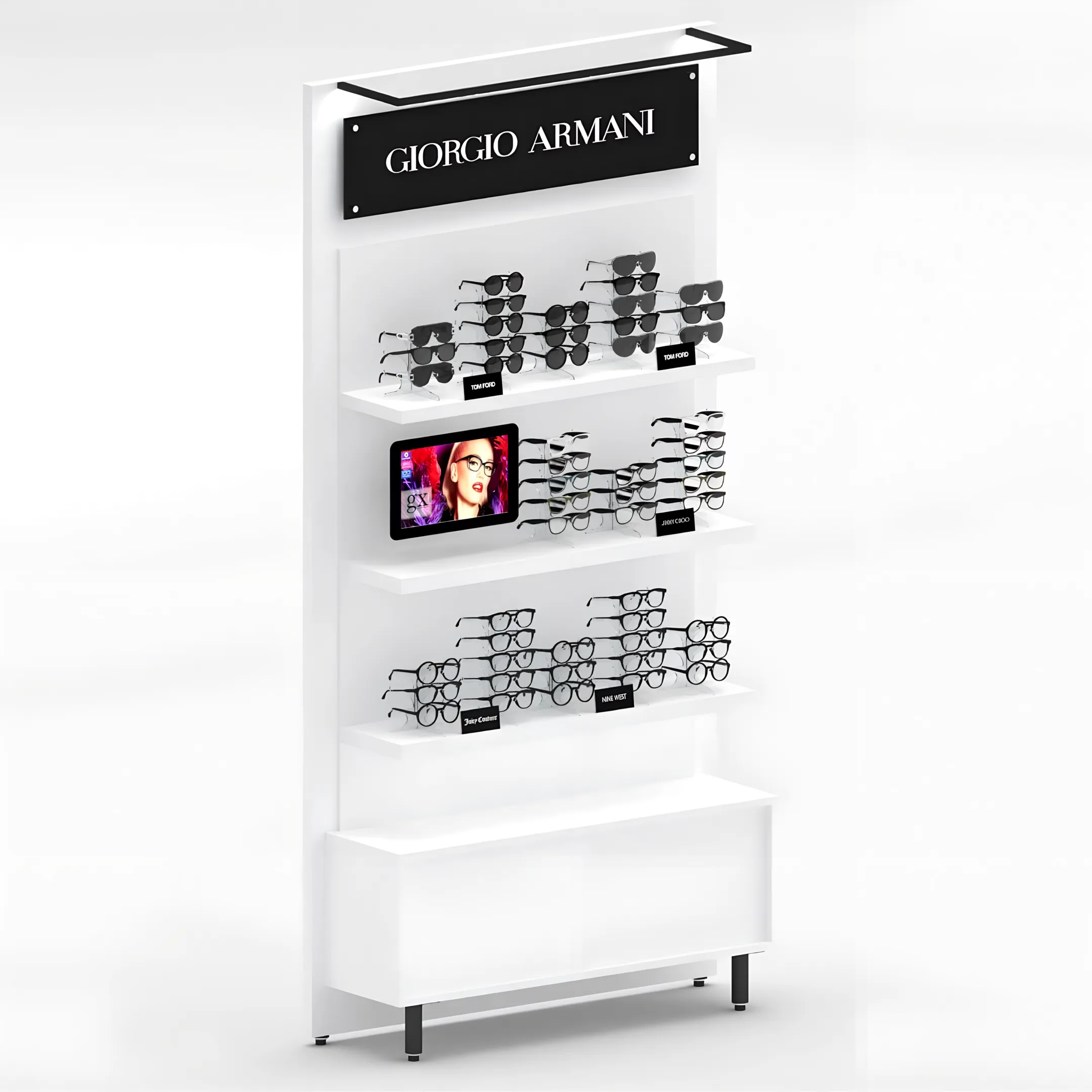 Optical retail digital display